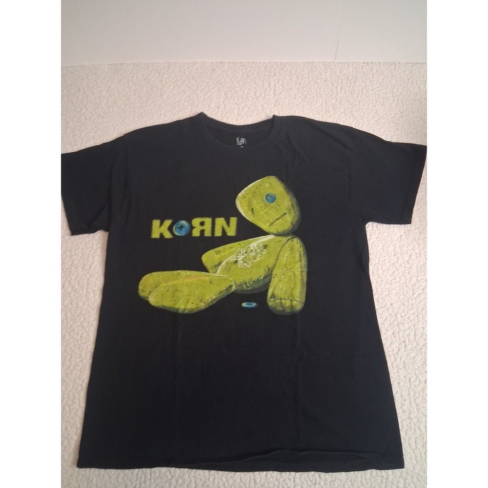 Korn Issues Voodoo Doll Graphic T-Shirt Mens Large Black Band Tee Spencers